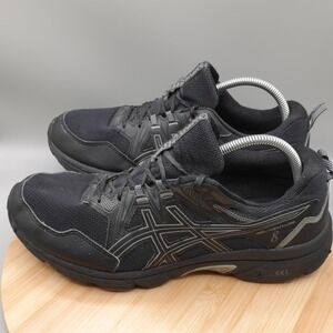 ASICS Shoes Mens 11 Extra Wide Black Gel Venture 8 Trail Running   1011B395 Flaw